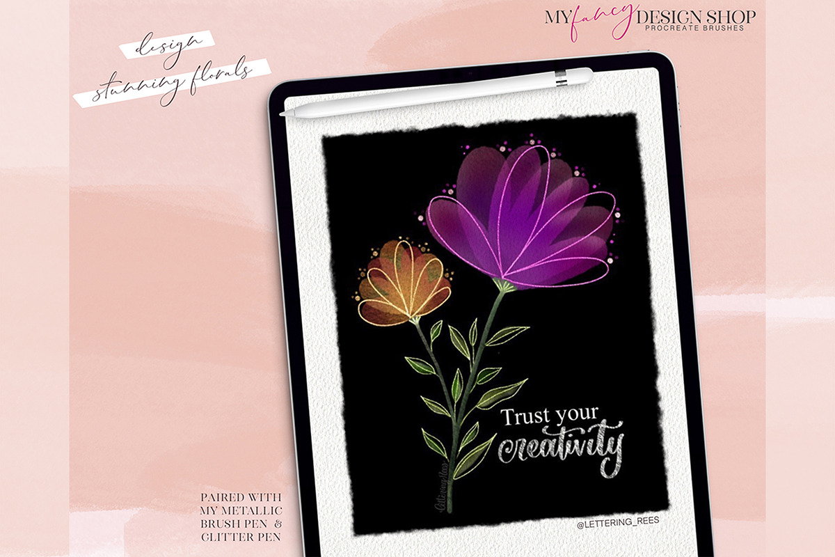 Procreate Watercolor Brush Set, a Brush Add-On by My Fancy Design Shop (Photo 7 of 13)