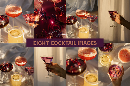 Eight Cocktail Images