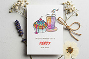 Coffee Morning Hand-drawn PNG Bundle, an Illustration by GlitterCraft (Thumbnail 101 of 101)
