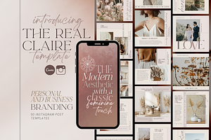 Modern Canva IG Feminine Template