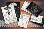 Rustic Wedding Invitation Pack, an Invitation Template by Knotted Design (Thumbnail 1 of 4)