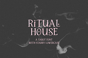 Ritual House Serif Font with Stars, a Handwritten Font by Beck McCormick (Thumbnail 1 of 10)