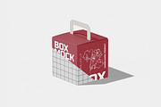 Box Packaging Mockup, a Packaging Mockup by Unerispace (Thumbnail 2 of 2)