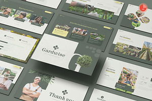 Gardening & Landscape PowerPoint, a Presentation Template by Pixslides