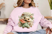 Summer Animals Watermelon Clipart, a Seasonal Illustration by Canvas Craft (Thumbnail 5 of 7)