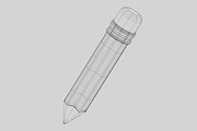 Pencil 3d model, an Object 3D Model by fahad121 (Thumbnail 5 of 7)