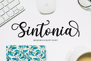 Sintonia, a Script Font by Bosstype Studio (Thumbnail 1 of 8)