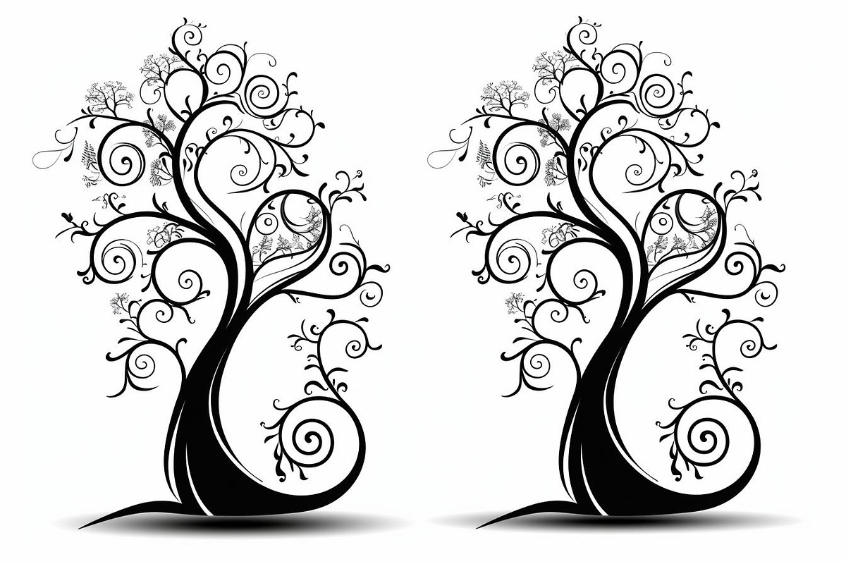 Tree Laser Cut Bundle | Decorative, a Graphic by Designs_River (Photo 6 of 12)