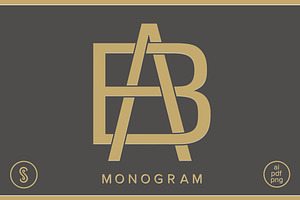 AB Monogram BA Monogram