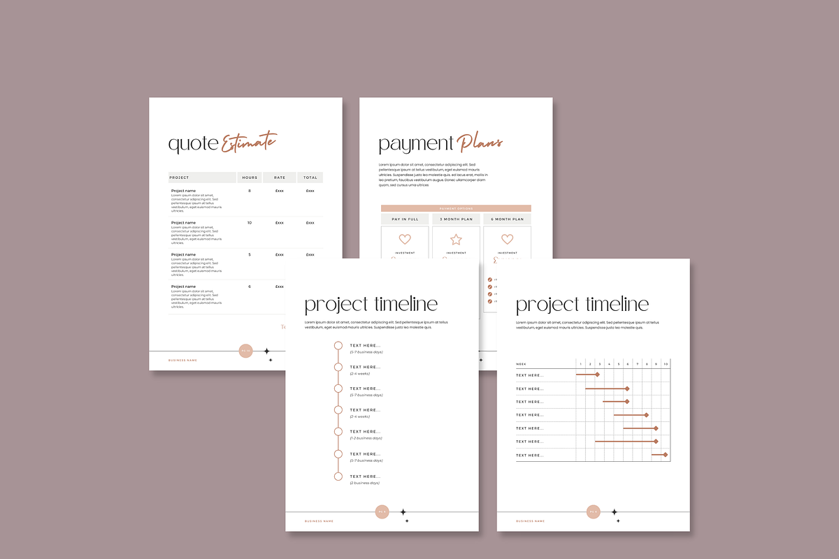 Project Proposal Template Canva