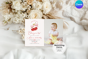 Cherry on Top 1st Birthday Photo, an Invitation Template by Digital_Mind (Thumbnail 1 of 3)