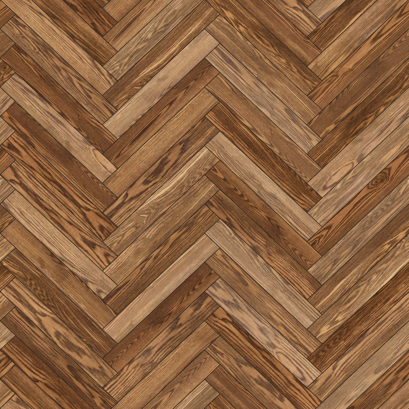 Seamless wood parquet texture (herringbone brown), a Texture Graphic by ...