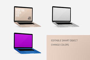 Macbook Pro Mockup Set