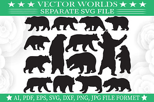 Bear Svg, Animal Svg