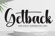 Getback | Script Font, a Handwritten Font by Scratchones (Thumbnail 1 of 9)