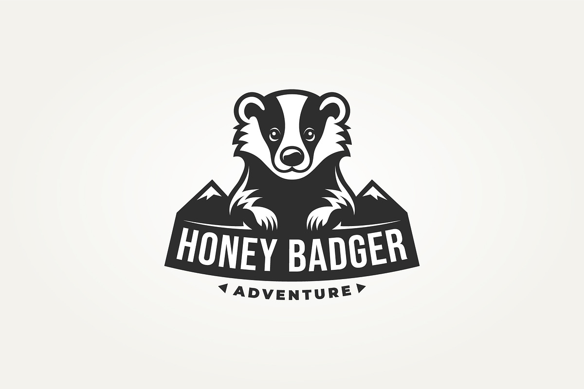 wildlife honey badger icon logo, a Branding & Logo Template by Blazybone (Photo 1 of 2)