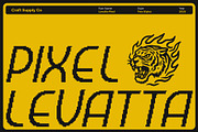Levatta Pixel, a Sans Serif Font by Craft Supply Co. (Thumbnail 1 of 8)