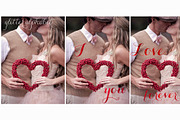 Valentine's Day Photoshop Overlays preview 2