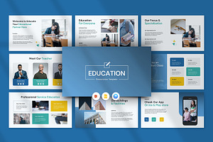 Education Presentation Template, a Presentation Template by Slide_Genius1