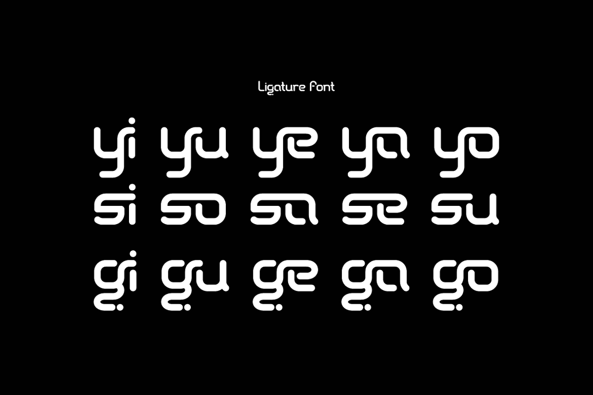 Lagisur - Minimal Logo Font, a Sans Serif Font by QR Design Studio (Photo 8 of 13)