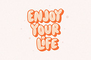 Smothy - Bubble Font Style, a Sans Serif Font by HansCo Studio (Thumbnail 5 of 9)
