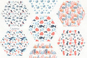 Marine set watercolor, an Animal Illustration by Love Watercolor Store (Thumbnail 4 of 6)