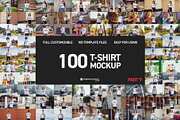 100 T-Shirt Mock-Up Part 9, a Shirt Mockup by Freeman Studio (Thumbnail 1 of 7)