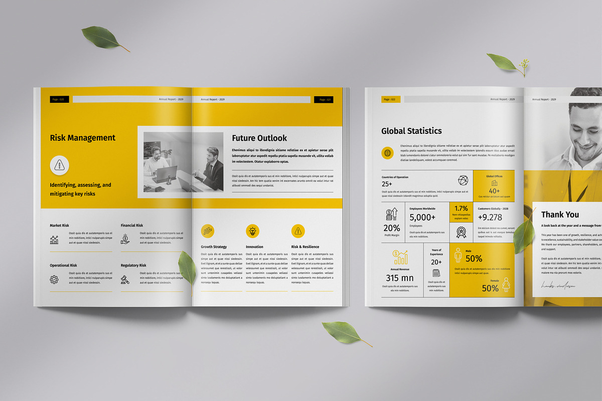 Annual Report, a Brochure Template by Orcshape Studio (Photo 9 of 12)