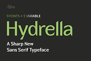 Hydrella | A Sharp New Sans, a Sans Serif Font by Ayca Atalay (Thumbnail 1 of 10)