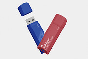 Flash Drive Mockup, a Wearable Device Mockup by Unerispace (Thumbnail 5 of 5)