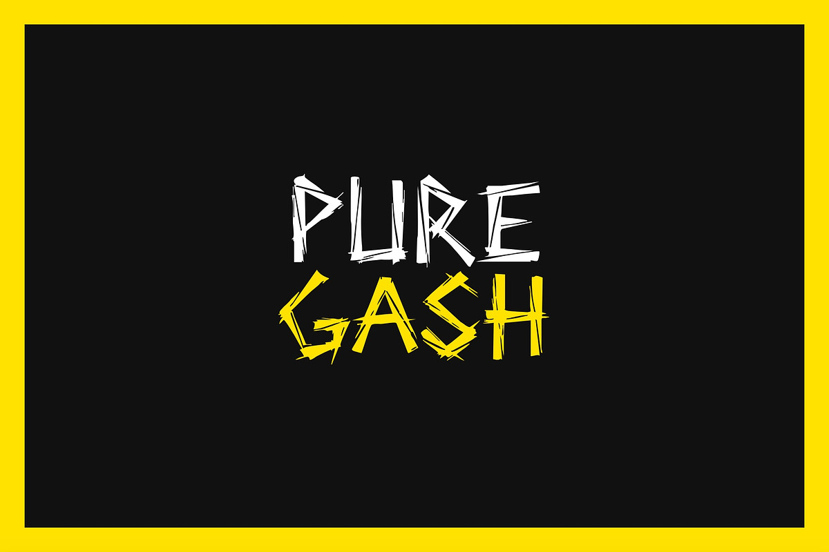 Dash Gash Decorative Font, a Handwritten Font by Graphic Spirit (Photo 7 of 8)