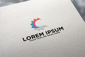 Manufacturing Industry machined logo, a Branding & Logo Template by REDVY CREATIVE