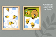 Cute Honey Bee Clipart, a Food Illustration by LukaJreym (Thumbnail 4 of 10)