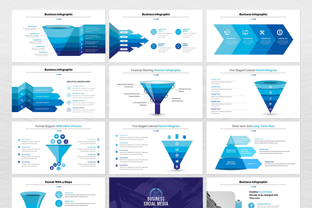 Business Plan Infographic PowerPoint, a Presentation Template by WhiteGraphic (Photo 16 of 18)