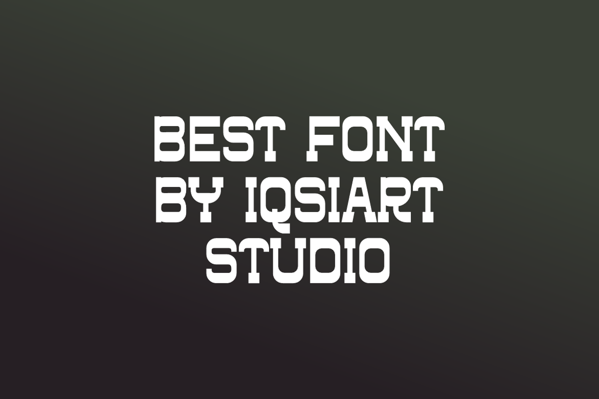 Tropical Wesrican - Western Font, a Slab Serif Font by Iqsiart Studio (Photo 4 of 6)