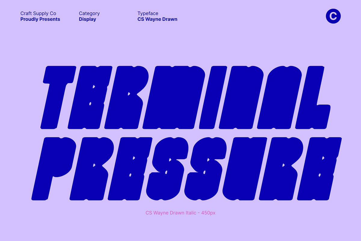 CS Wayne Drawn, a Sans Serif Font by Craft Supply Co. (Photo 3 of 8)