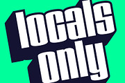 Highwater - A Retro Display Font, a Sans Serif Font by Tim Hankins Design (Thumbnail 7 of 10)