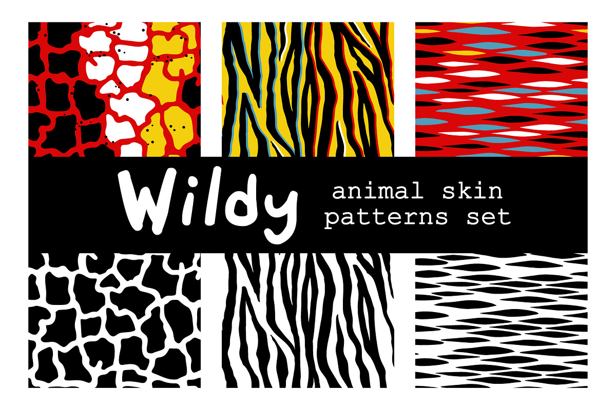 WILDY | animal skin patterns set, a Pattern Graphic by Nastya Tkachova (Photo 3 of 8)