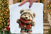 Sweet Santa Bears Clipart, an Illustration by Craft Nest (Thumbnail 6 of 11)