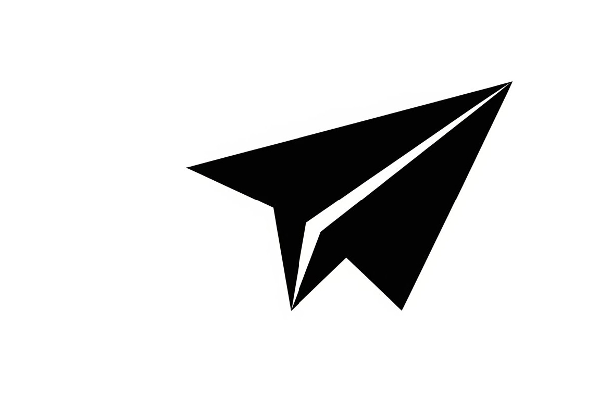 Simple black airplane icon symbol, an Illustration by Amazin_art (Photo 16 of 21)