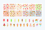 Ice Cream Pack: Vectors & Patterns, an Object Graphic by Multigon (Thumbnail 5 of 5)