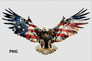 American Eagle Flag Patriotic PNG, an Object Graphic by VetalStock (Thumbnail 2 of 6)