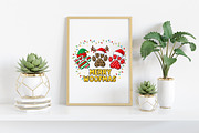 Merry Woofmas PNG, an Illustration by Craft Nest (Thumbnail 5 of 6)