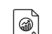 32 Accounting Bookkeeping Icon Set, an Outline Icon by adenpinkstore (Thumbnail 10 of 15)