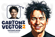 Cartonz Vector 2 Photoshop Action, an Action Add-On by iHemalaya (Thumbnail 1 of 2)