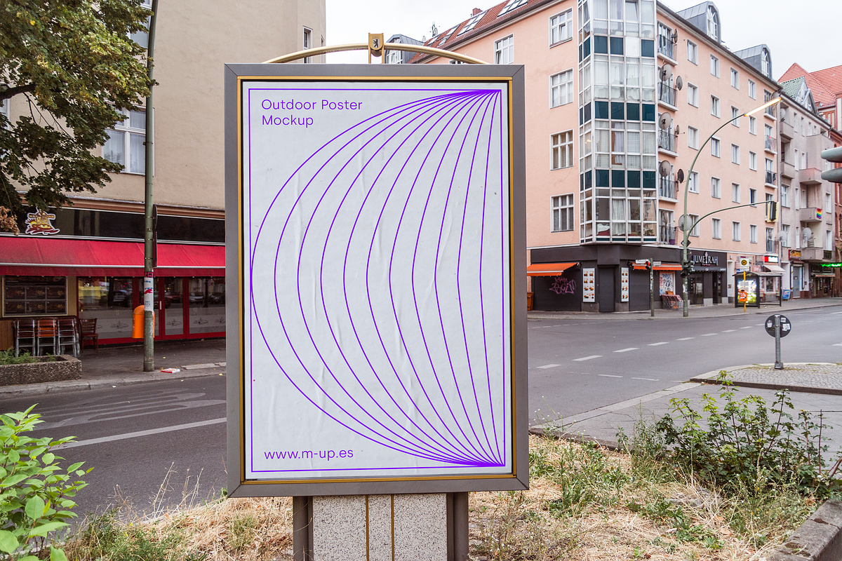 Berlin Outdoor Poster Mockup, an Advertising Mockup by M-up (Photo 1 of 2)