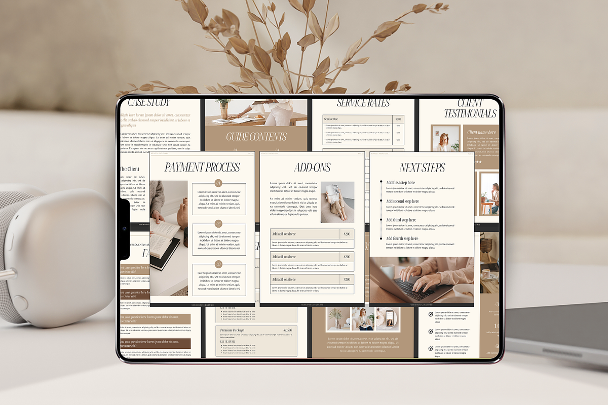 TERRA Services and Pricing Guide, a Marketing Template by Creatif Foundry (Photo 7 of 7)