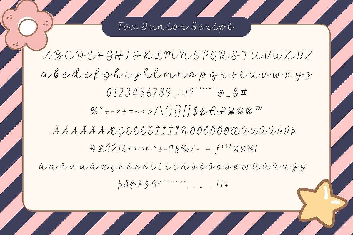 Fox Junior 6 Font Styles, a Symbol Font by Fox7 By Rattana (Photo 13 of 14)