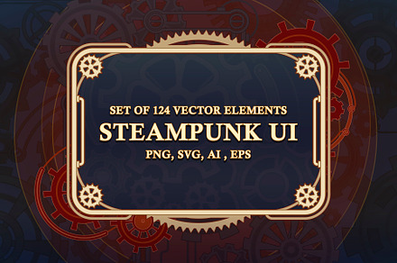 Steampunk UI Set