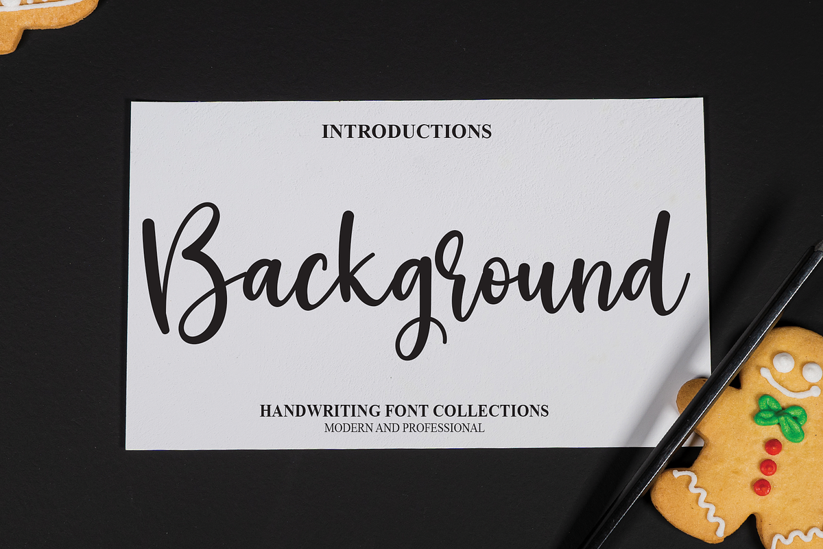 Background | Script Font, a Script Font by Scratchones (Photo 6 of 6)